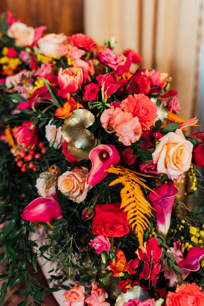 Dane Estate - Wedding Styled Shoot - 2023 Pantone Color of the Year, Viva Magenta - Just Bloom'd Weddings, photo by Addie Roberge Photography